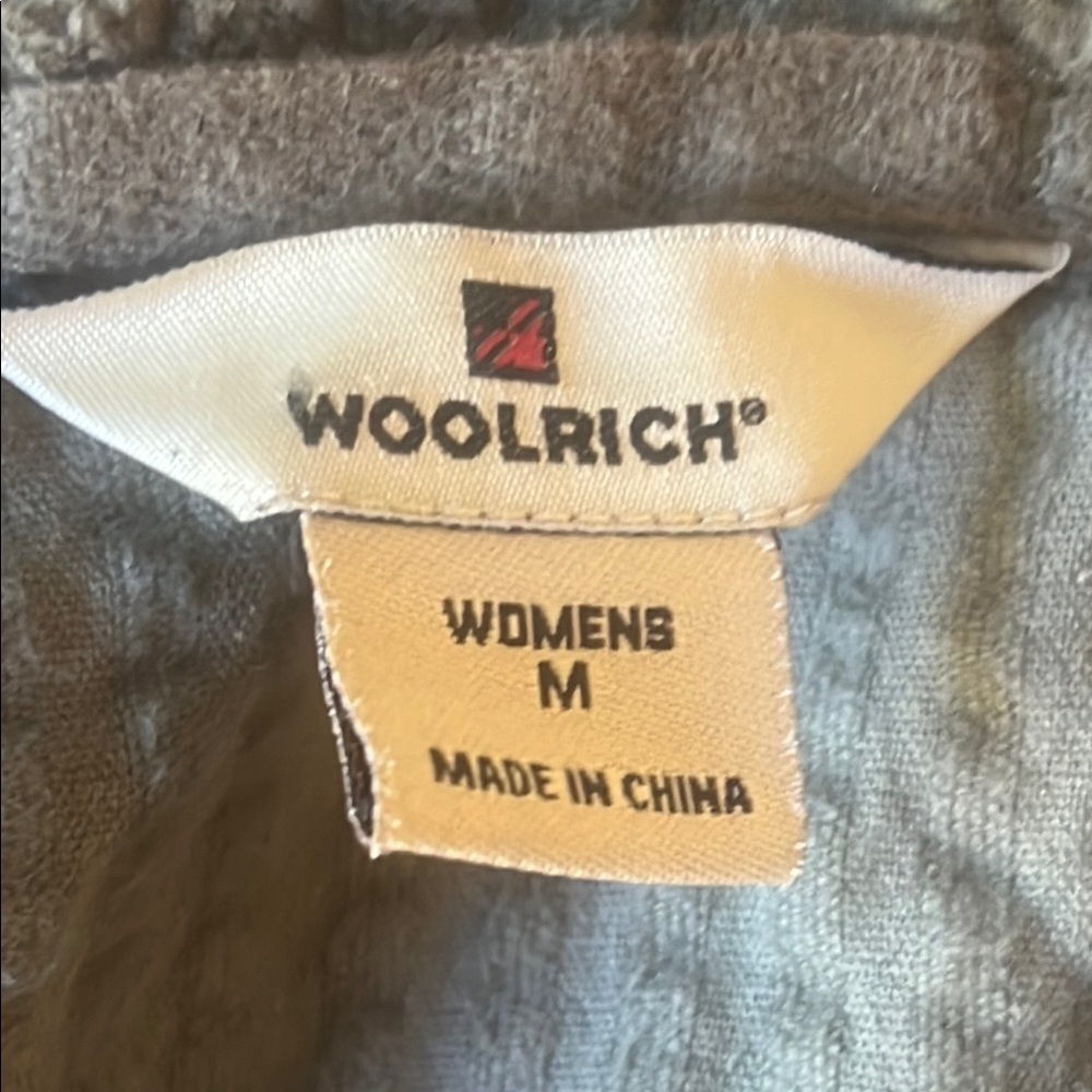 Woolrich Women's Light Olive Thick Corduroy Jacket Size S - Picture 7 of 7